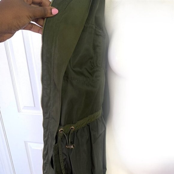 Michael KORS  green jacket with hoodie size xs - Picture 13 of 16